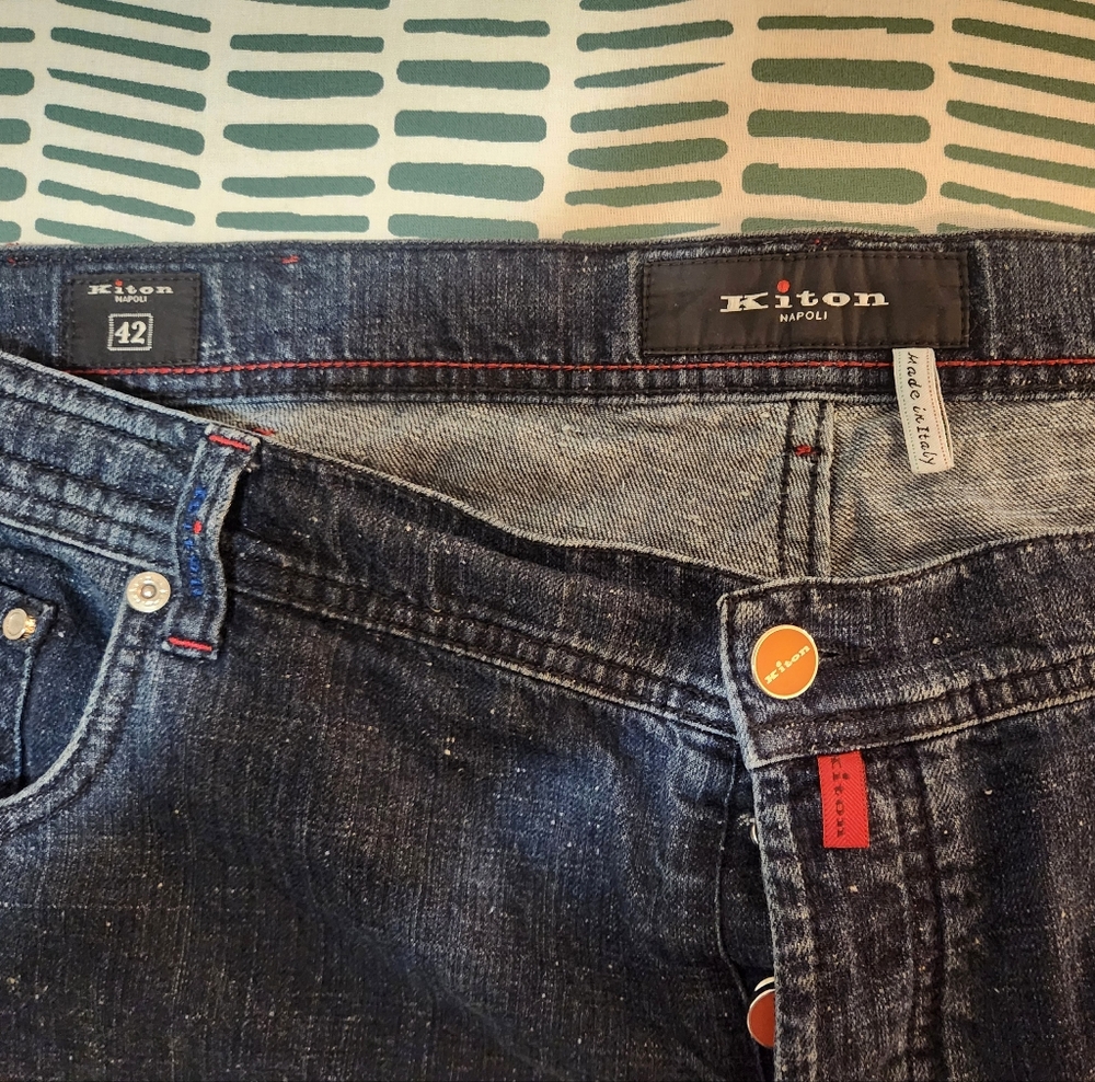Kiton blue jeans, size 42US, very good condition